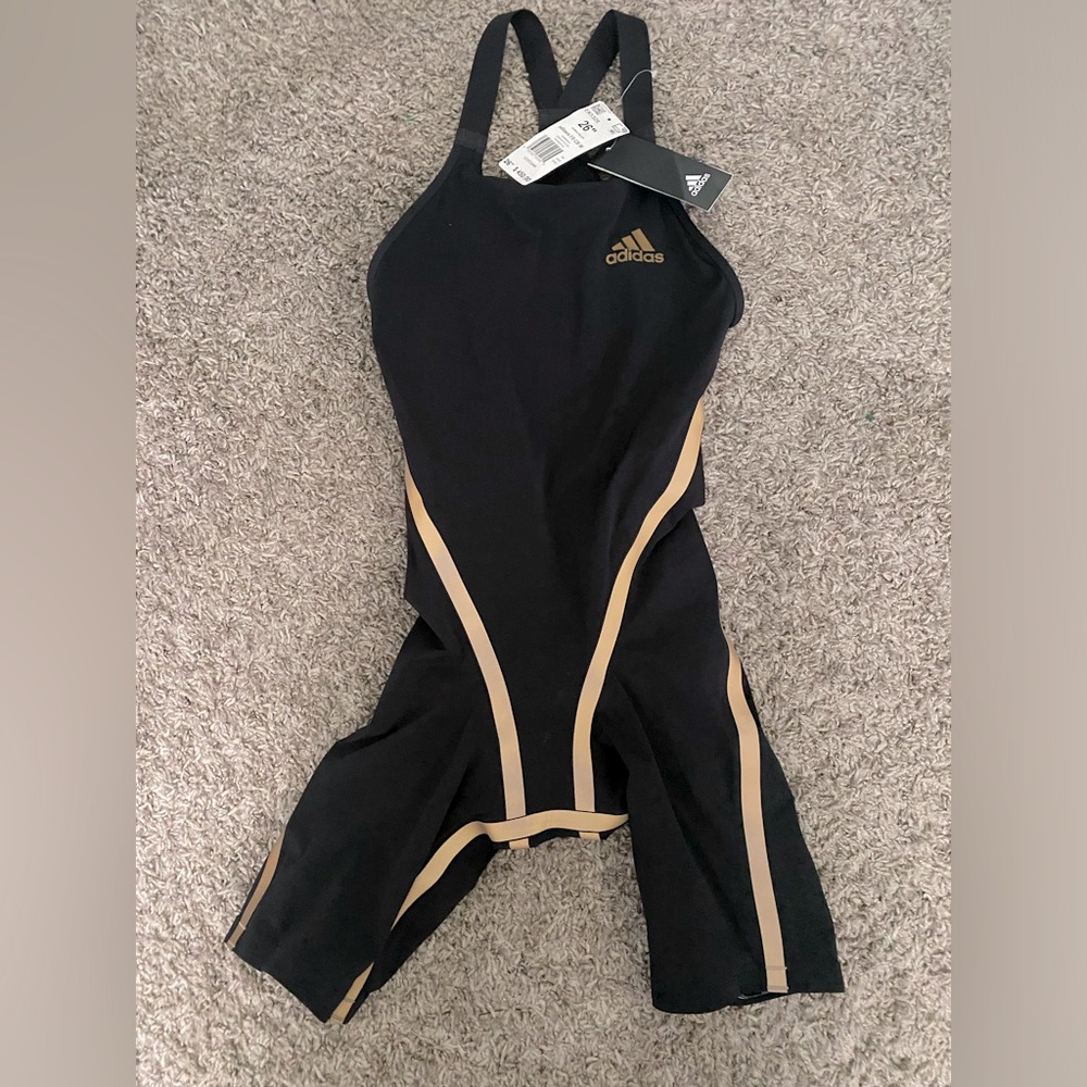 Adidas Adizero FS CB W swimsuit black/gold/metallic *BRAND NEW WITH TAGS*